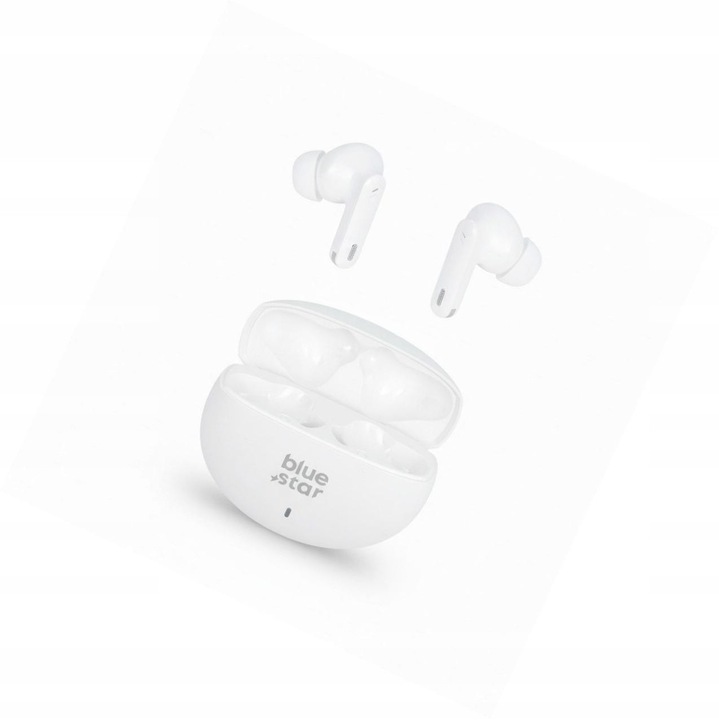 Blue Star Zen ANC ENC vezeték nélküli fejhallgató, fehér, Bluetooth 6.0
