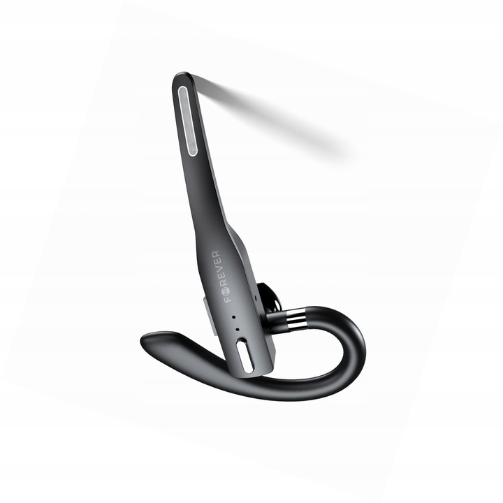 Casti wireless Forever BH-100 Bluetooth 5.4 negru 12h autonomie