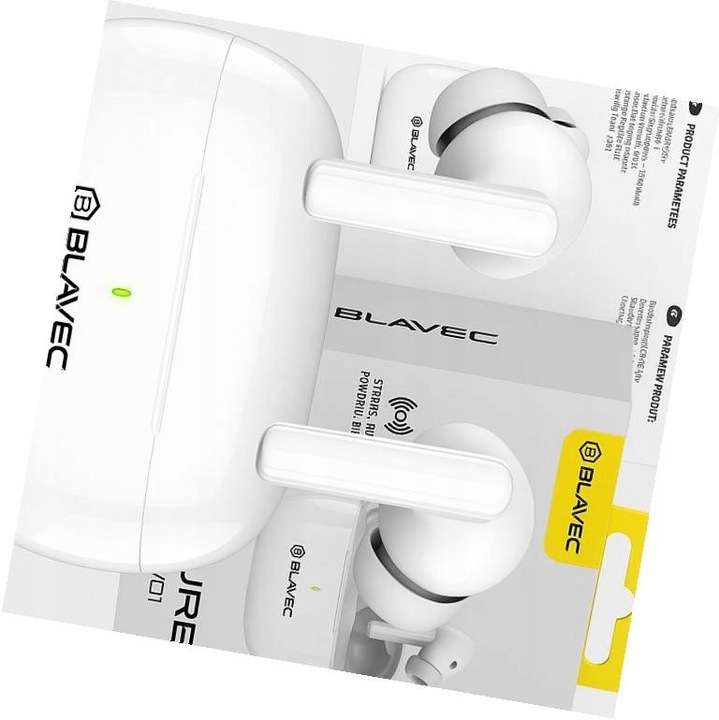 Blavec TWS Bluetooth vezeték nélküli fülhallgató, in-ear, fekete