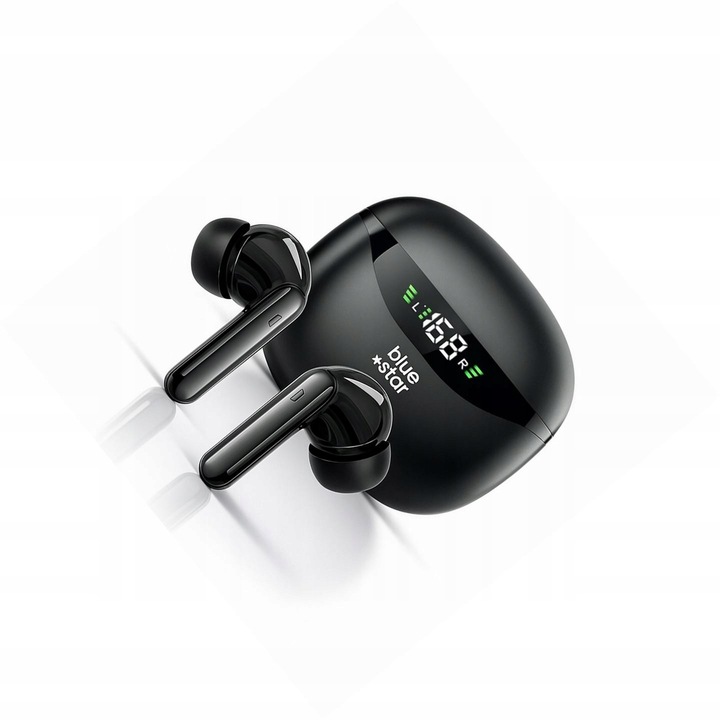 Blue Star TWS Bluetooth vezeték nélküli fülhallgató, fehér