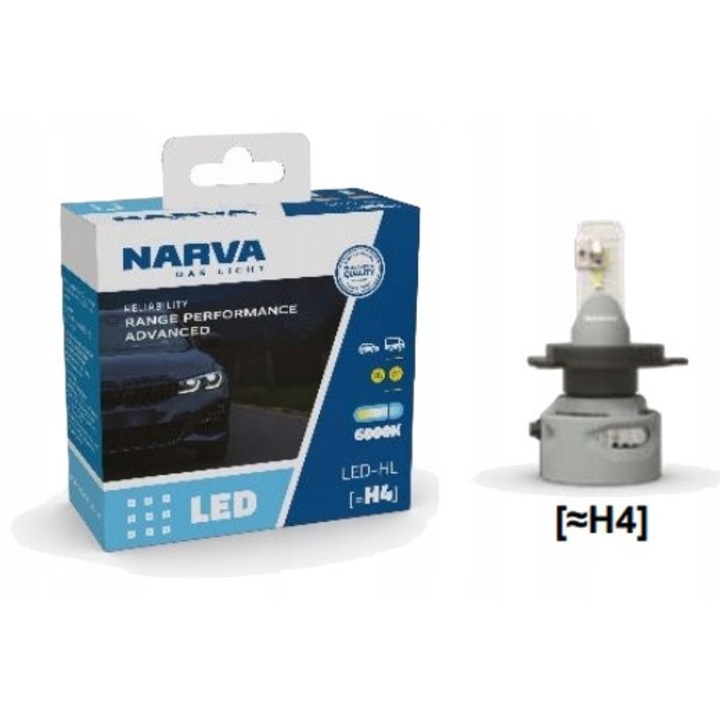 Narva H4 LED autólámpák 6000K 12V/24V polimer 2000h