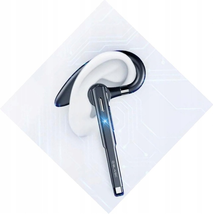 Blavec Discover 55 vezeték nélküli fülhallgató, mikrofon, fekete, 10 óra, USB-C