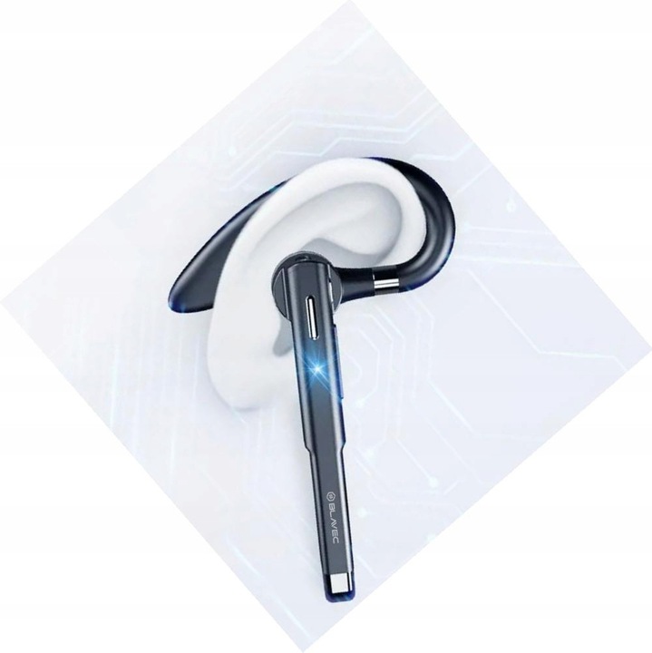 Blavec Discover 55 vezeték nélküli fülhallgató, mikrofon, fekete, 10 óra, USB-C