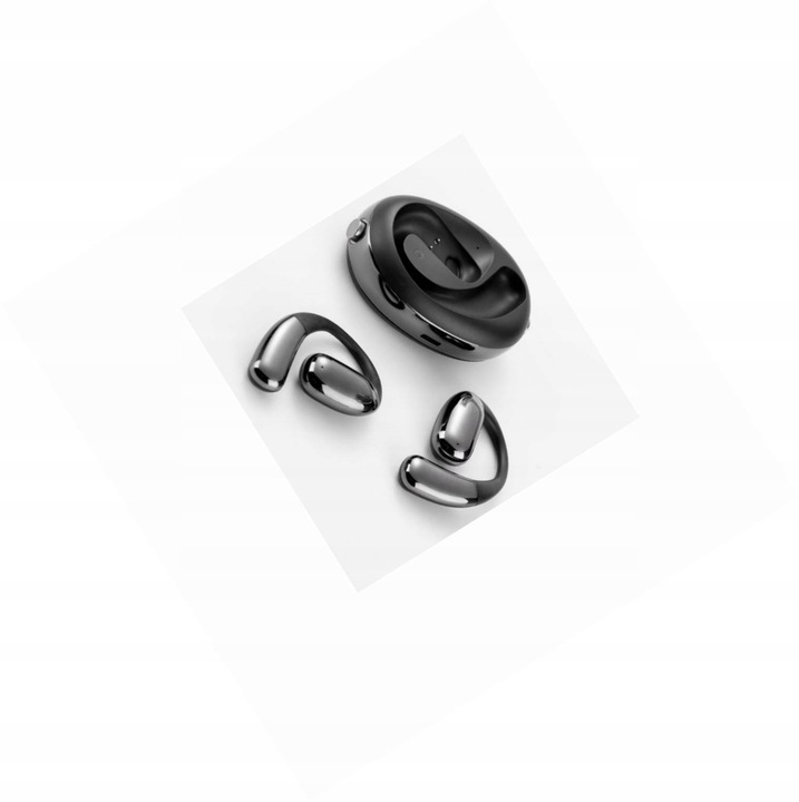 Casti wireless XO OWS cu traducere AI, negru