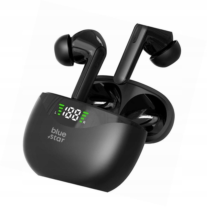 Blue Star TWS Bluetooth vezeték nélküli fülhallgató, fehér