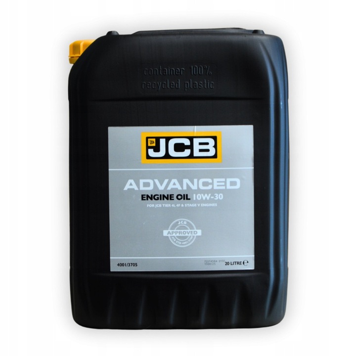 Моторно масло JCB 10W-30 20L полусинтетично