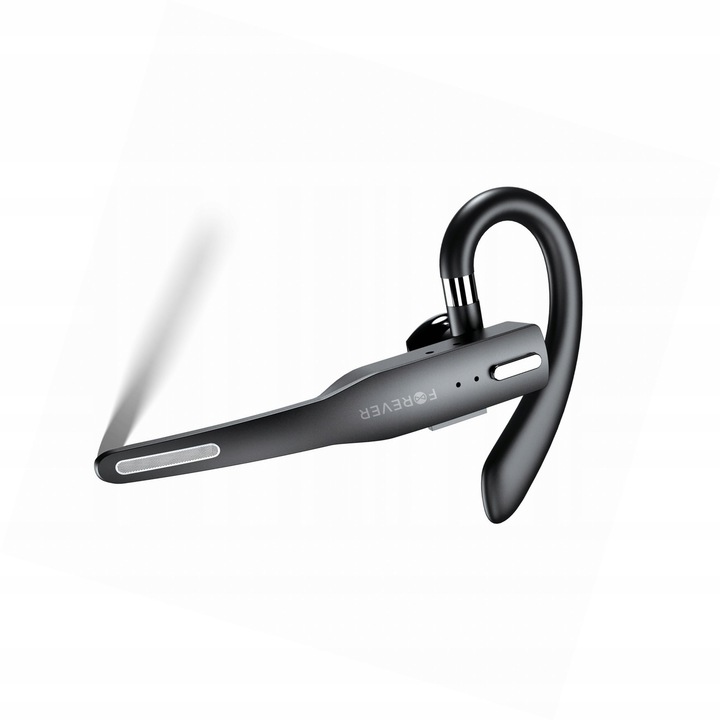 Casti wireless Forever BH-100, Bluetooth 5.4, negru, 12h, cu suport ureche, incarcare rapida
