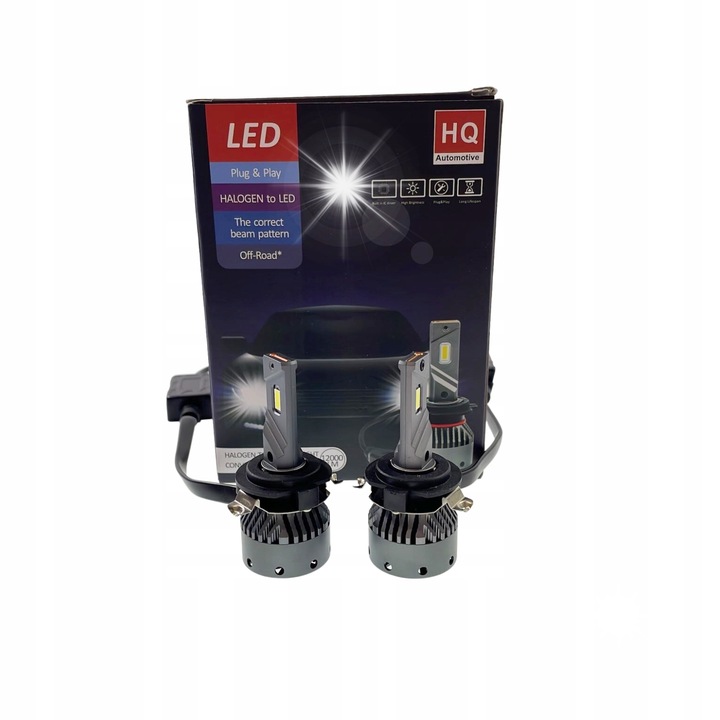 LED крушки H7 HQ Automotive E-VISION 6000K 45W 6000lm комплект