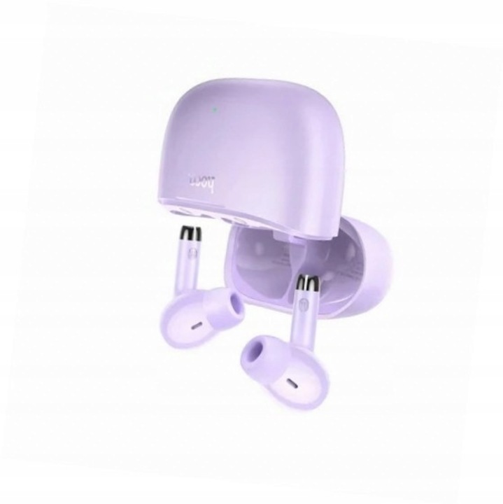 Casti wireless Hoco EQ2, Bluetooth 5.3, violet, 58x49x25mm