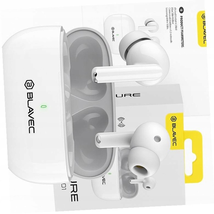 Blavec TWS Bluetooth vezeték nélküli fülhallgató, fekete