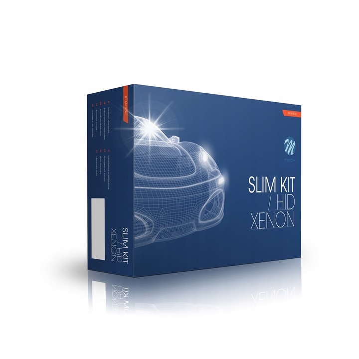 Xenon HID M-Tech Basic Slim készlet, 2 darab, fehér 4300K, 5000K, 6000K