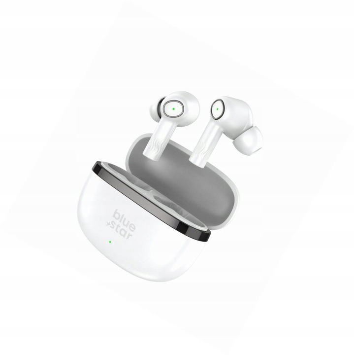 Casti Wireless Blue Star TWS ENC, fehér
