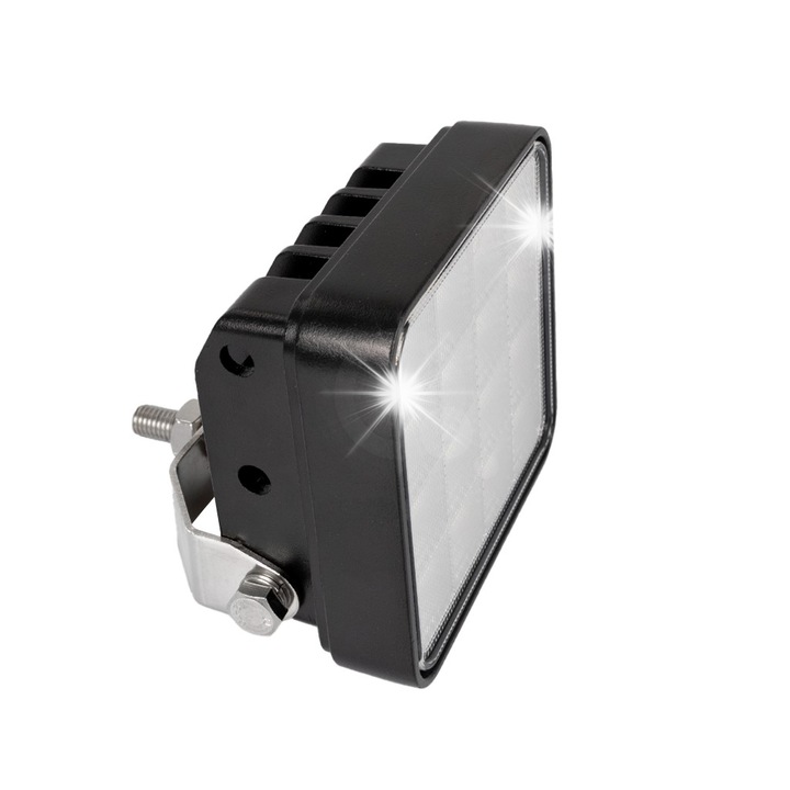 M-Tech WLR243 LED lámpa, 24W, 12-24V, IP67, 110x125x55mm, hideg fehér