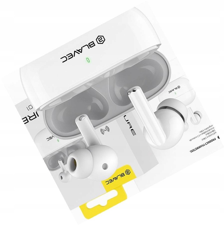Blavec TWS Bluetooth vezeték nélküli fülhallgató Realme 9-hez, fekete