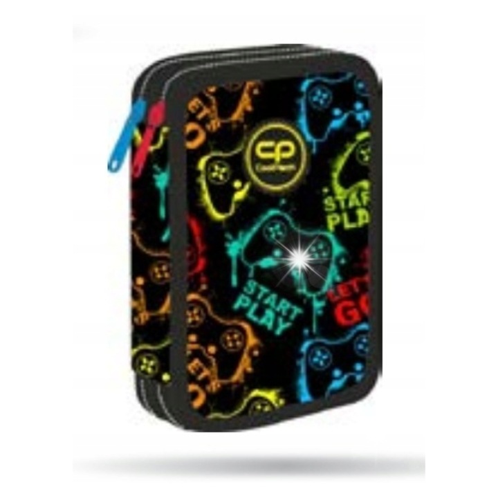Coolpack Jumper 2 dupla tolltartó kiegészítőkkel, többszínű 23x11x6cm