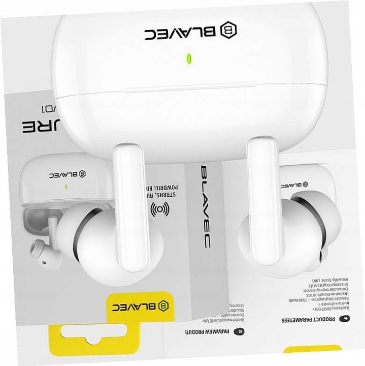 Blavec TWS Bluetooth vezeték nélküli fülhallgató, in-ear, fekete