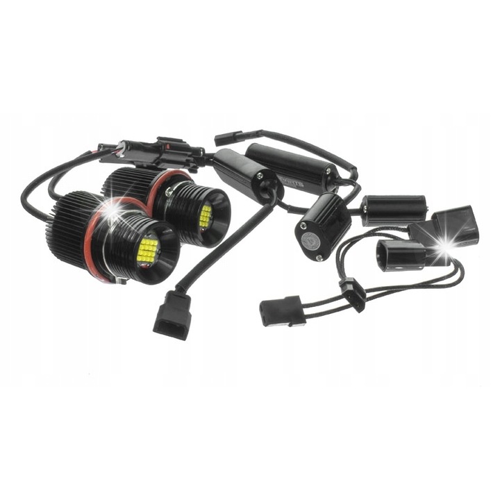 Комплект 2 LED маркера EinParts Automotive 160W студено бяло 12V за BMW 6 E63 E64