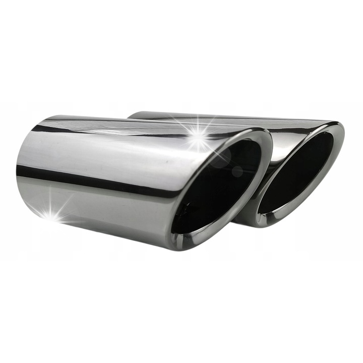 ST PARTS TSI TFSI TDI sport kipufogóvégek, fekete króm, 58x62mm
