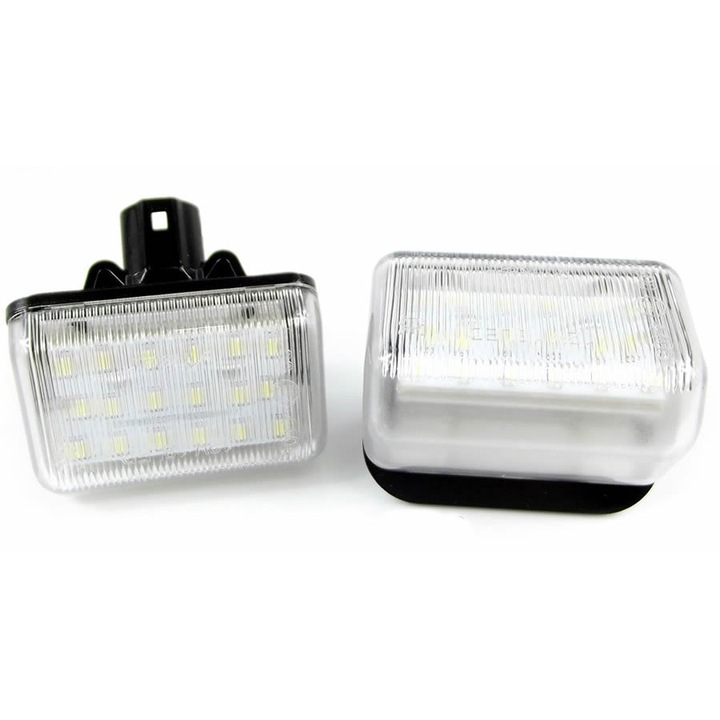 2 db LED EinParts rendszámtábla világítás szett, hideg fehér, 48x36x54mm, Mazda 6/CX-5/CX-7