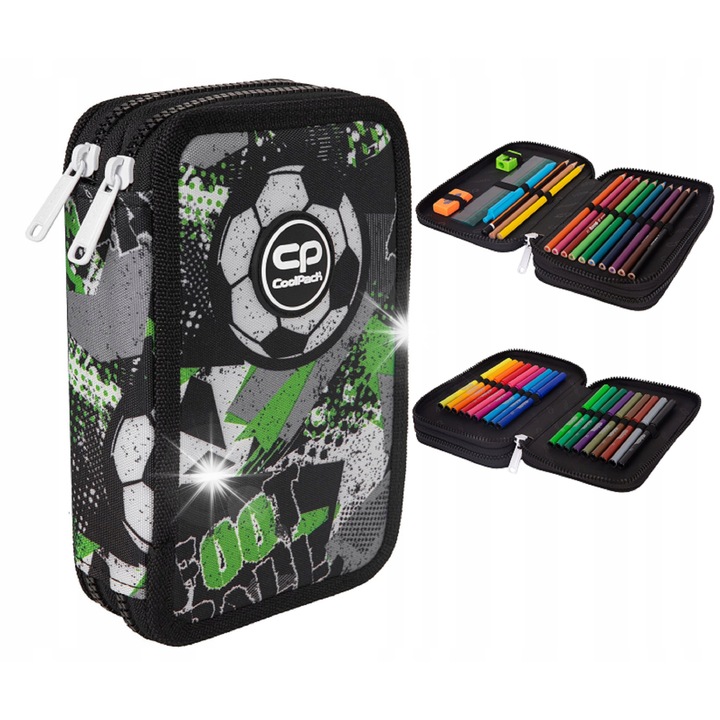Несесер двоен Coolpack Jumper 2, органайзер, син, 19.5x12.5x5см