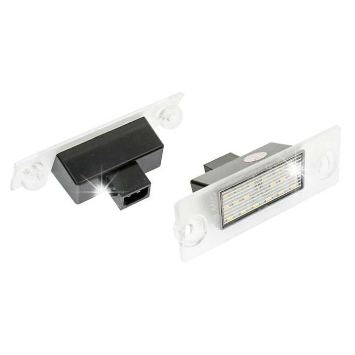 2 db EinParts LED lámpa készlet, hideg fehér, 82x32x26mm, Audi A4 B5, A3 8L rendszámtábla világításhoz