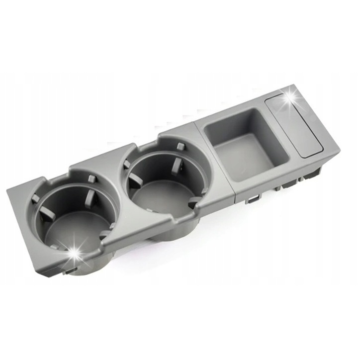 Поставка за чаши и монети ST PARTS BMW E46 сива