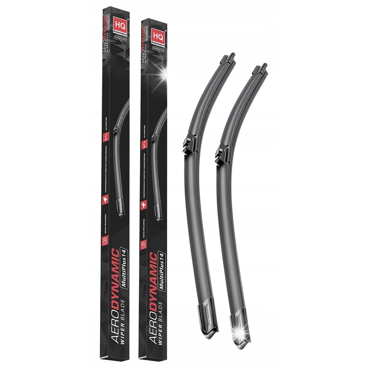 HQ Automotive ablaktörlő lapát készlet, MG 5 Kombi, 600x450mm, természetes gumi