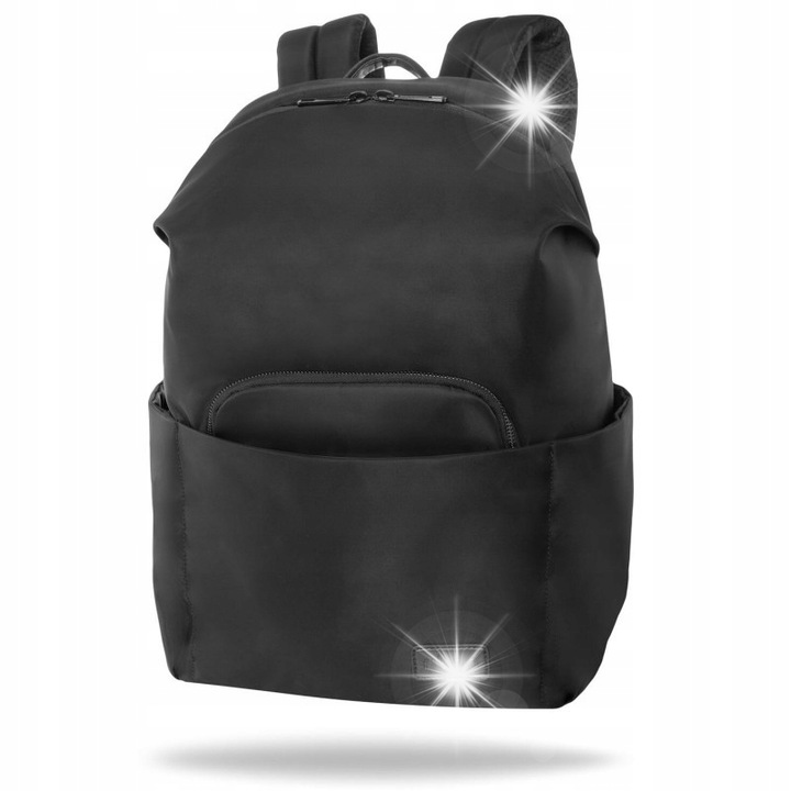 R-bag Base fekete vízálló városi hátizsák 14" laptop rekesszel 43x31x15cm