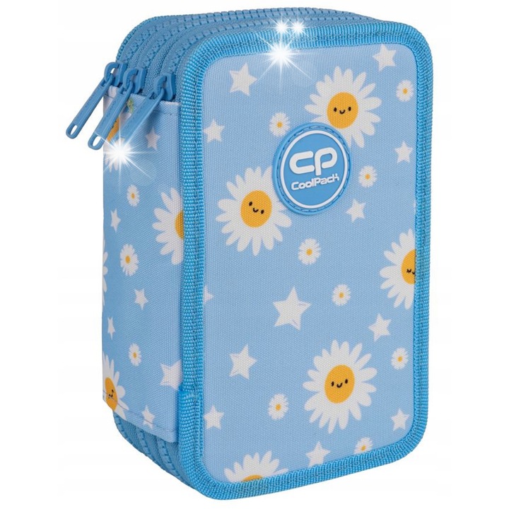 Несесер троен Coolpack Jumper 3, оборудван, многоцветен, 23x10x5см