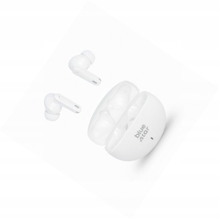 Blue Star Zen TX5 fehér vezeték nélküli fejhallgató ANC ENC Bluetooth 6.0