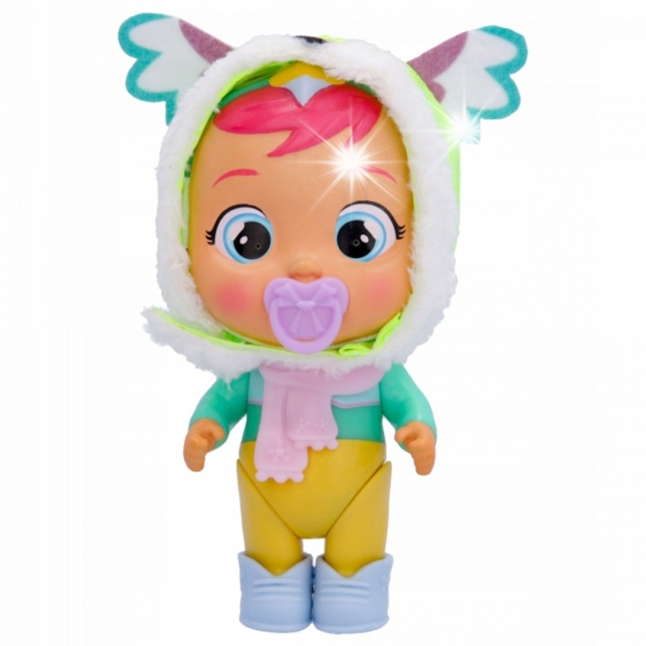 Cry Babies Cora Magic Tears baba 13.5cm kiegészítőkkel, többszínű