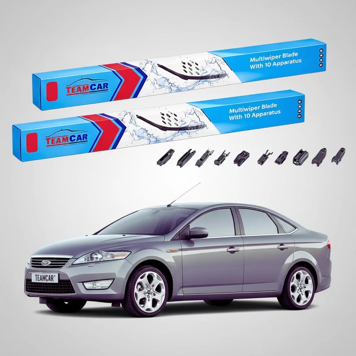 Ablaktörlők Ford Mondeo Mk4 Sedan 2007-2014, Prémium Lapos Első Készlet – TeamCar®