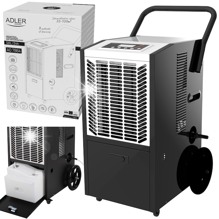 Ipari párátlanító Adler 50L 24h fehér 5,5L