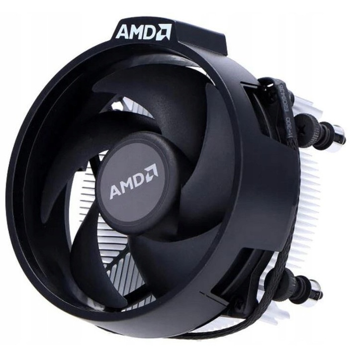 AMD Wraith Stealth processzorhűtő, aktív, hővezető paszta, ezüst, 87x101x72mm