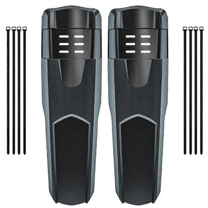 Aparatoare noroi bicicleta universala PO-CJ-K0433-26-8-22-5882, PP rezistent, pentru furci fata/spate 26/27.5/29, negru, 365x80x45 mm, 1/2 buc