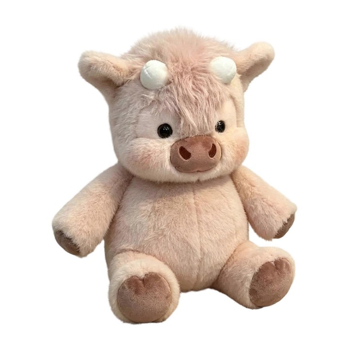 Plüssbaba, 45cm, rózsaszín, puha és bőrbarát