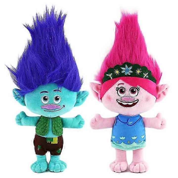 Plüssjáték, Kék Troll, 30cm, rövid szőr