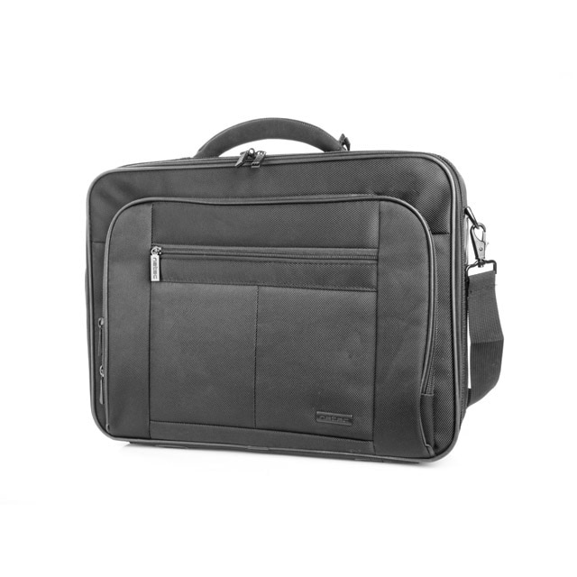 Geanta pentru laptop, Natec, Nylon, 15.6 inch, Sistem anti-soc, Negru