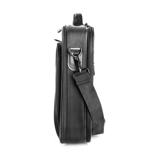 Geanta pentru laptop, Natec, Nylon, 15.6 inch, Sistem anti-soc, Negru