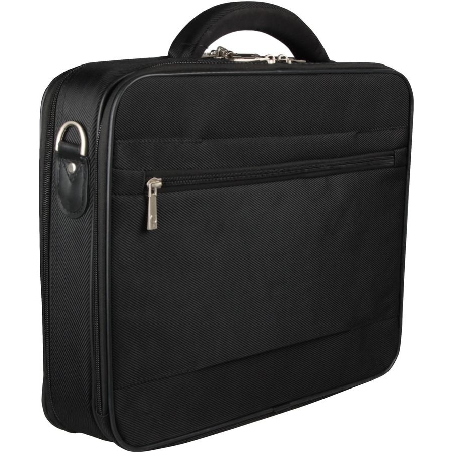 Geanta pentru laptop, Natec, Nylon, 15.6 inch, Sistem anti-soc, Negru