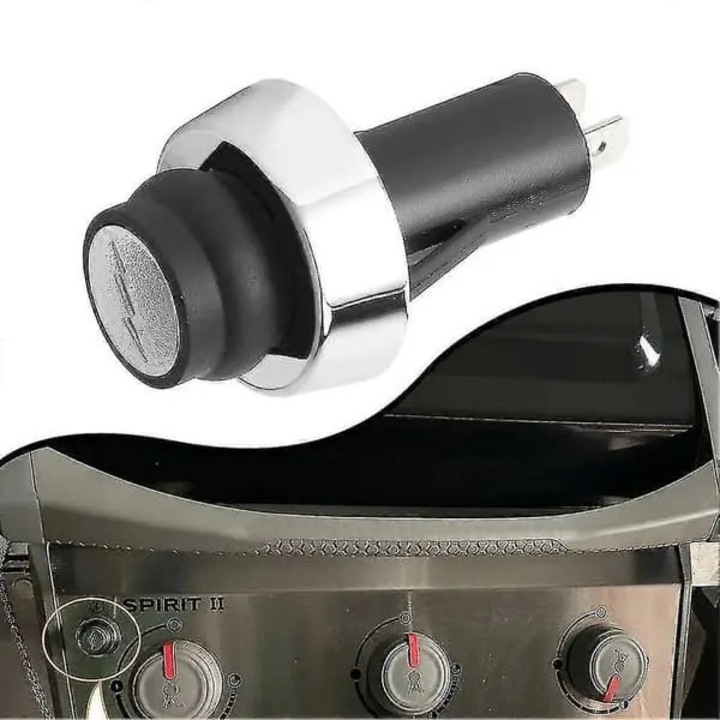 Genesis II grill gyújtógomb, OEM, fekete, 20g