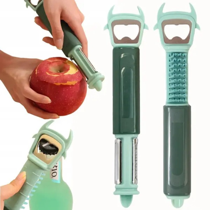 Curatator legume multifunctional 7 in 1, multicolor, 23.5x5cm