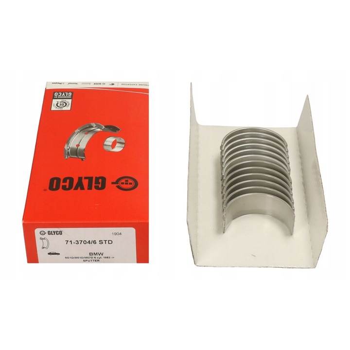 Glyco 71-3704/6 STD hajtókarcsapágy készlet BMW dízelhez, többszínű