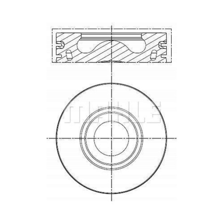 Mahle dugattyúgyűrű készlet 013 PI 00136 000, 86x74.9mm, 907g