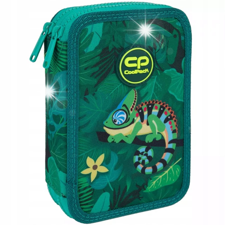 Penar dublu Coolpack Jumper 2 cu accesorii multicolor 19.5x12.5x5cm