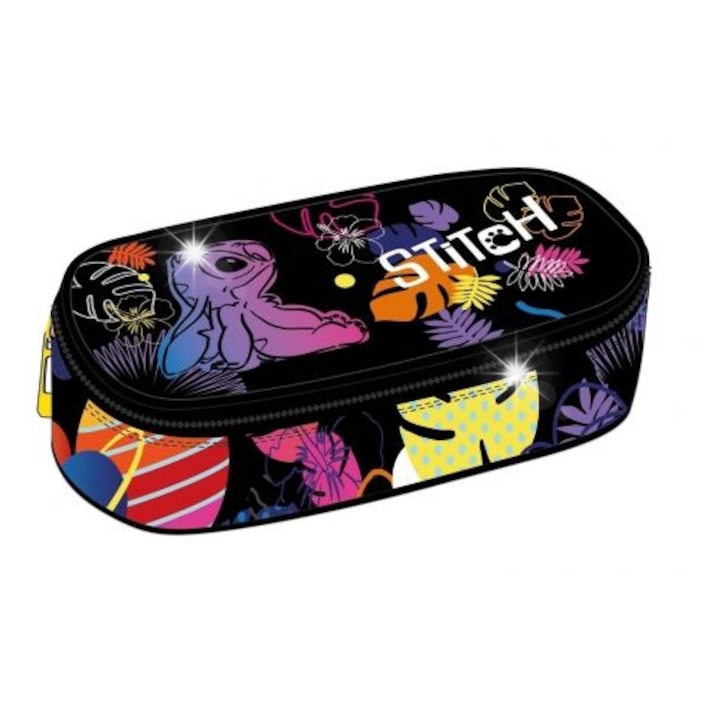 Penar Coolpack Campus Stitch negru 23x9x5cm