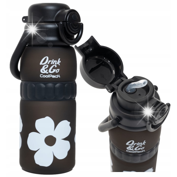 Coolpack Sphera kulacs 740ml szilikon szívószállal, többszínű 22x8cm