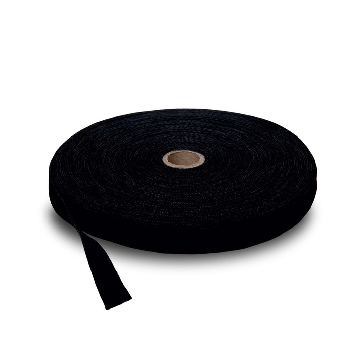 Elastic lat 35mm, negru rola 25 m pentru imbracaminte Ariadna
