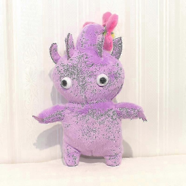 Olima Pikmin plüssjáték, puha, fehér, 20x15x10cm