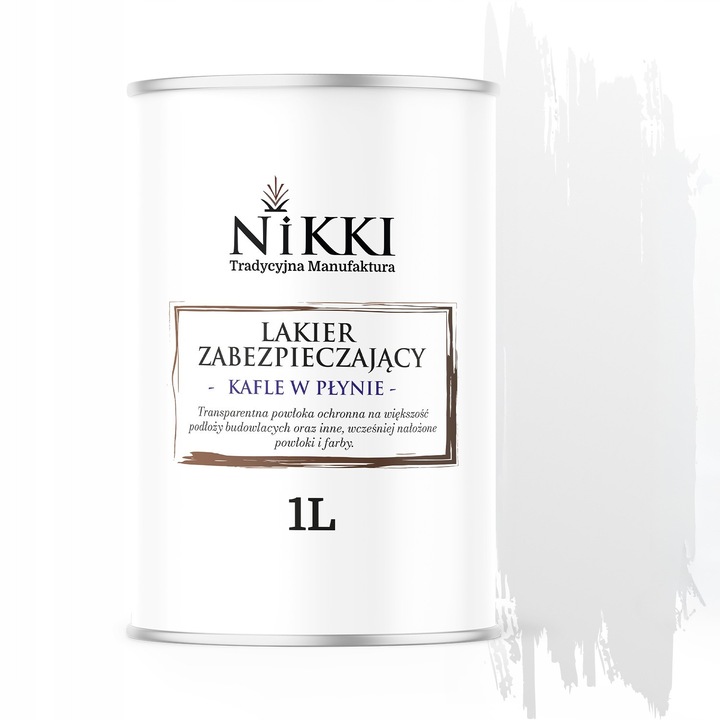NIKKI Kafle belső védőlakk átlátszó fényes folyadékban 1L